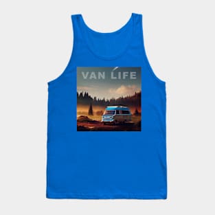 Van Life Camper RV Outdoors in Nature Tank Top